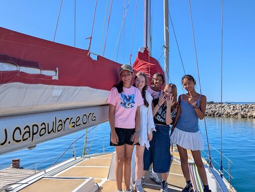 "Les filles du vent" : Lynna, Leya, Hayet, Sarah et Iriana